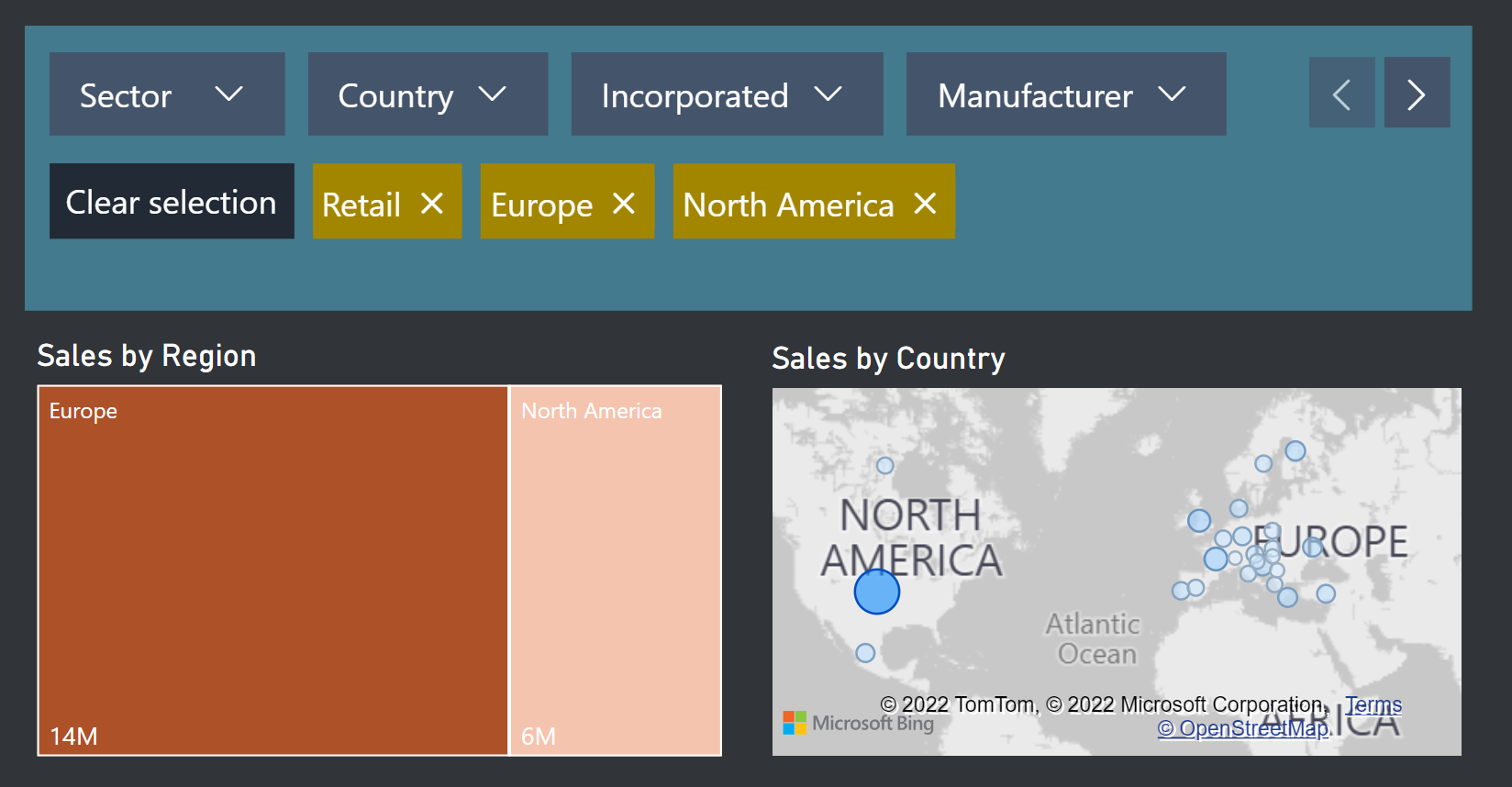 Selection Slicer Power BI Visual